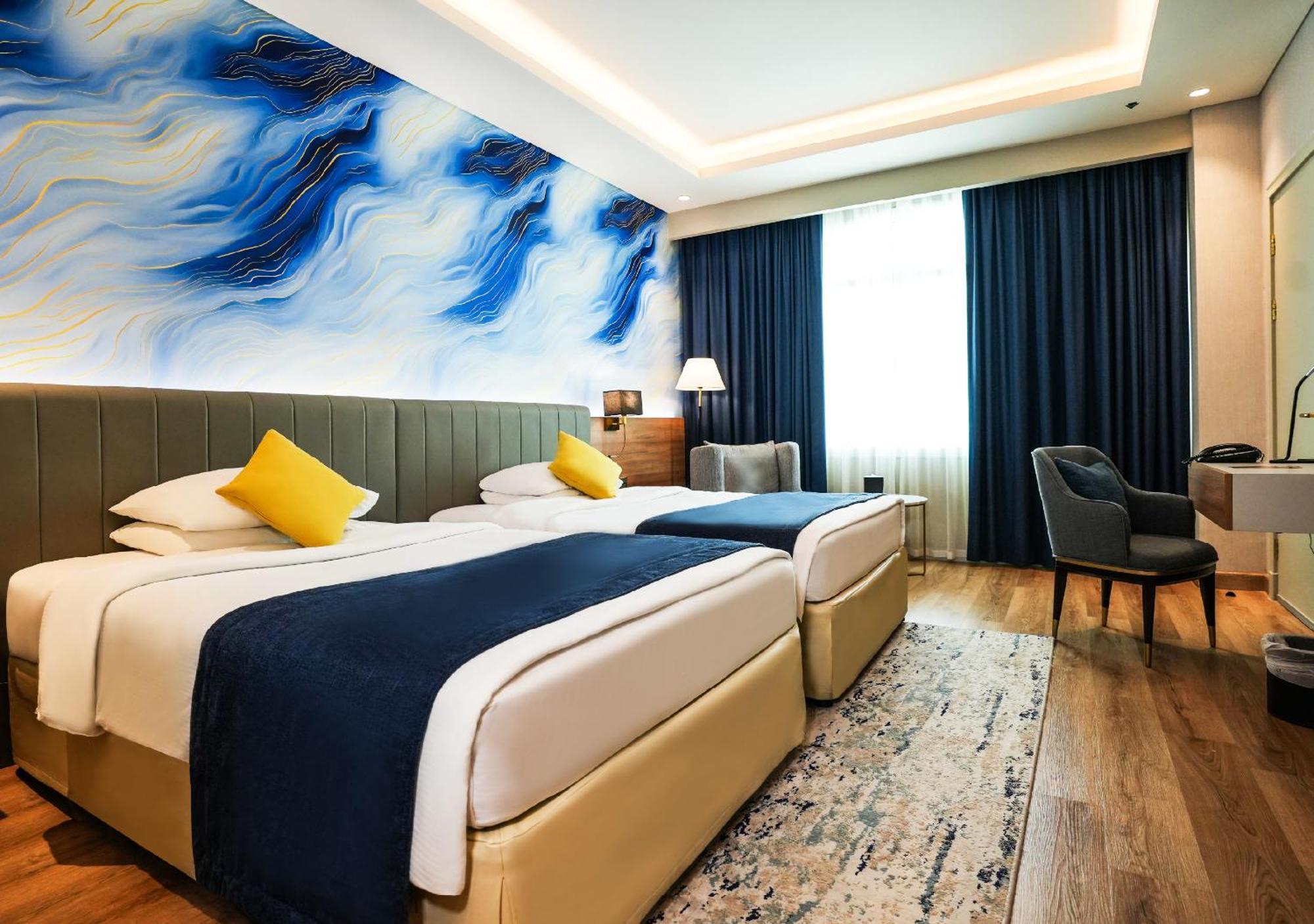 Moevenpick Grand Al Bustan Hotel Dubai Exterior foto